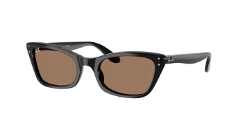 Ray-Ban RB2299 LADY BURBANK style-color 901/73 Black / Brown Lens