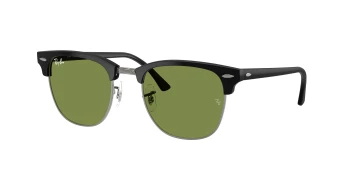 Ray-Ban RB3016F Asian Fit style-color 601S4E Matte Black / Black / Green Lens