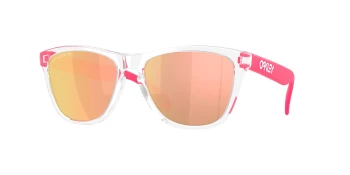 Oakley OO9245 FROGSKINS (A) Asian Fit style-color 9245F1 Clear / Prizm Rose Gold Polarized Lens