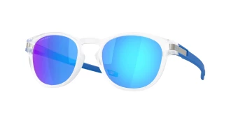 Oakley LATCH OO9265 style-color 926576 Matte Clear / Prizm Sapphire Lens