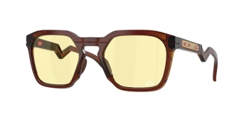 Oakley OO9533 HSTN SQ 0OO9533 style-color 953310 Dark Amber / Prizm Gaming Lens