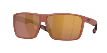 Costa Del Mar 6S9121 RINCON II 06S9121 style-color 912118 Matte Terra Cotta / Gold Mirror Lightwave Glass Lens