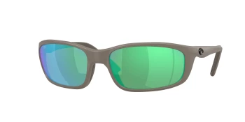 Costa Del Mar 6S9134 BRINE II 06S9134 style-color 913411 Olive Shale / Green Mirror Lightwave Glass Lens
