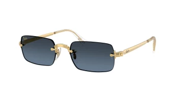 Ray-Ban RB3928 style-color 001/S2 Arista Gold / Blue Gradient Dark Grey Lens