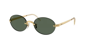 Ray-Ban RB3929 style-color 001/71 Arista Gold / Dark Green Lens