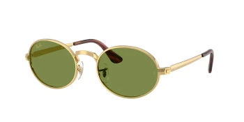 Ray-Ban RB3931 style-color 001/4E Arista Gold / Green Lens