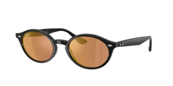 Ray-Ban RB4315 style-color 601/40 Black / Brown Mirror Gold Lens