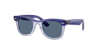 Ray-Ban RJ9140S style-color 721280 Blue Transparent / Dark Blue Lens