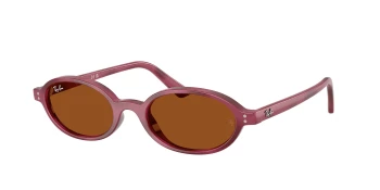 Ray-Ban RB4472 style-color 685773 Violet Havana / Dark Brown Lens
