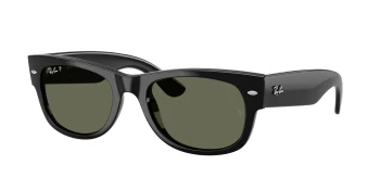 Ray-Ban RB0832S MEGA WAYFARER II 0RB0832S style-color 901/58 Black / Green Polarized Lens