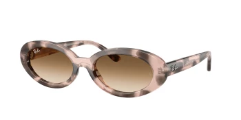 Ray-Ban RB2223 style-color 144951 Opal Pink Havana / Clear Gradient Brown Lens