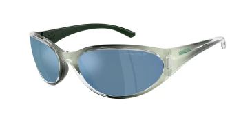 Arnette AN4368 RAVEN 0AN4368 style-color 303422 Flashcoat Green / Dark Grey Mirror Water Polar Lens