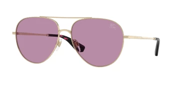 Burberry BE3172 style-color 110969 Light Gold / Dark Violet Lens