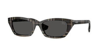Burberry BE4488 style-color 419987 Check Grey / Dark Grey Lens