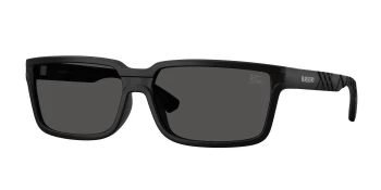 Burberry BE4495D style-color 346487 Matte Black / Dark Grey Lens