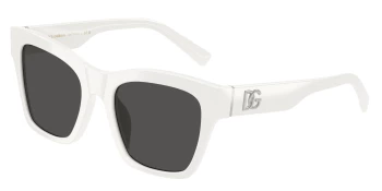 Dolce & Gabbana DG4512 style-color 331287 White / Dark Grey Lens