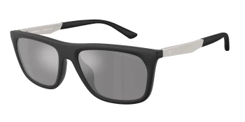 Emporio Armani EA4272U style-color 63726G Matte Black / Dark Grey Mirror Silver Lens