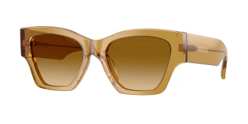 Versace VE4492U style-color 53472L Transparent Honey / Yellow Gradient Light Brown Lens