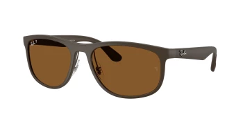 Ray-Ban RB4468 style-color 6124BB Sand Brown / Polar Bronze Chromance Lens