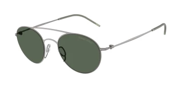 Giorgio Armani AR6169 style-color 300371 Matte Gunmetal / Dark Green Lens
