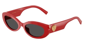 Dolce & Gabbana DG4537 style-color 308887 Full Red / Dark Grey Lens