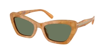 Coach HC8452U CDP52 0HC8452U style-color 593982 Blonde Tortoise / Green Solid Lens