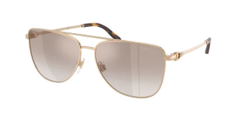 Ralph Lauren RL7096 style-color 94876E Semishiny Antique Gold / Gradient Brown Mirror Gold Lens