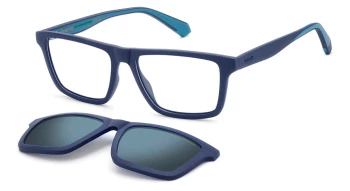 Polaroid PLD D590/C style-color FLL5X Mtt Blue M / 5X Blue Mirror Polarized LL5X