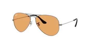 Ray-Ban RB3025 AVIATOR LARGE METAL style-color 004/33 Gunmetal / Orange Lens