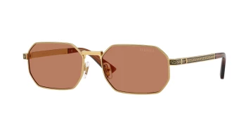 Versace VE2297 style-color 100273 Gold / Brown Lens