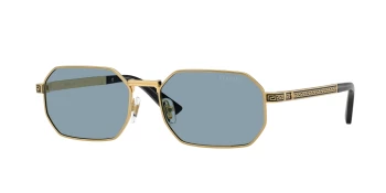 Versace VE2297 style-color 100280 Gold / Light Blue Lens