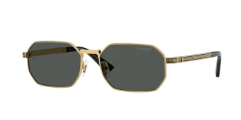 Versace VE2297 style-color 100287 Gold / Dark Grey Lens