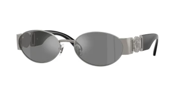 Versace VE2299 style-color 10016G Gunmetal / Grey Mirror Silver Lens