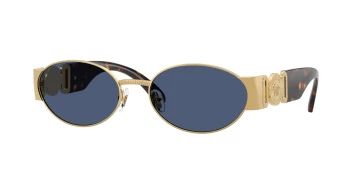 Versace VE2299 style-color 100280 Gold / Dark Blue Lens
