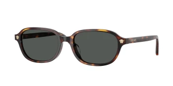 Versace VE4514D style-color 553773 Havana / Dark Brown Lens