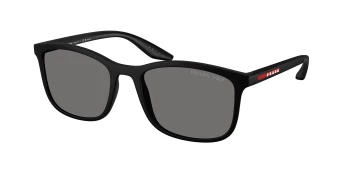 Prada Linea Rossa PS A08S style-color DG002G Rubbered Black / Dark Grey Polarized Lens