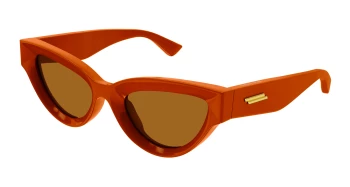 Bottega Veneta BV1249S style-color Orange 004 / BROWN Lens