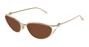 Bottega Veneta BV1330S style-color Gold 003 / BROWN Lens