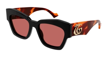 Gucci GG1422S style-color Black/HAVANA 005 / ORANGE Lens