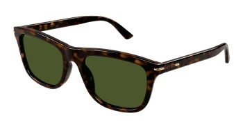 Gucci GG1444S style-color Havana 002 / GREEN Lens