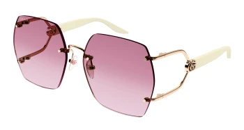 Gucci GG1562S style-color Gold/IVORY 004 / VIOLET Lens