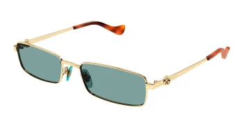 Gucci GG1600S style-color Gold 003 / GREEN Lens