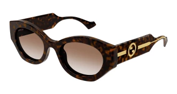 Gucci GG1553S style-color Havana/CRYSTAL 002 / BROWN Lens