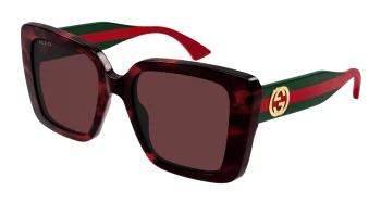 Gucci GG1861S style-color Havana/GREEN 003 / RED Lens