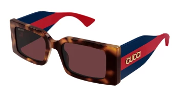 Gucci GG1860S style-color Havana/BLUE 002 / RED Lens
