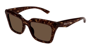 Alexander Mcqueen AM0473S style-color Havana 002 / BROWN Lens