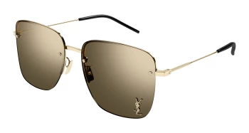 Saint Laurent SL 312 M style-color Gold 006 / BROWN Lens