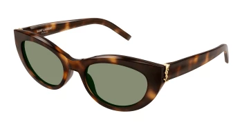 Saint Laurent SL M115 style-color Havana 003 / GREEN Lens