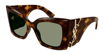 Saint Laurent SL M119 BLAZE style-color Havana 002 / GREEN Lens