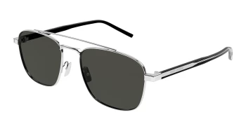 Saint Laurent SL 665 style-color Silver/CRYSTAL 002 / GREY Lens